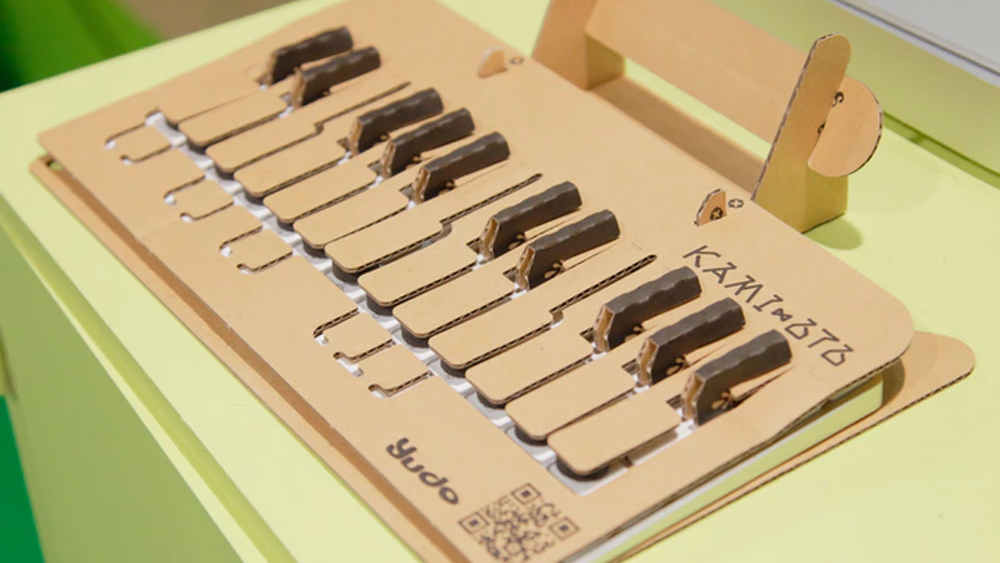 YUDO KAMI-OTO DIY Cardboard Keyboard
