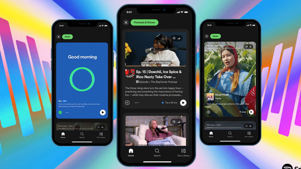 Spotify adding TikTok-style video discovery feed